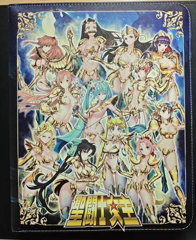 天玑星卡拍第191期《4.27周一截拍》持续收拍收评中 满赠卡需备注 - 骁骑营卡牌 圣斗士女主 九宫活页空册 拉链款 有使用痕迹介意勿拍