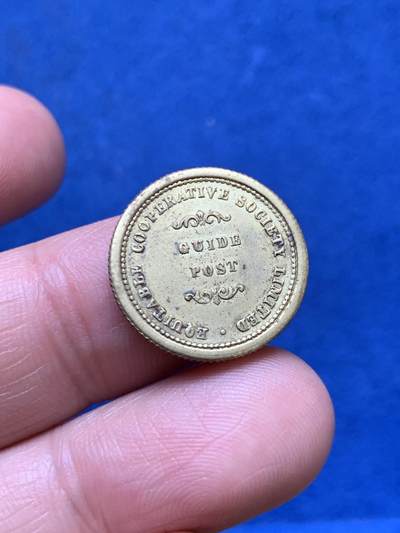 《竞宝斋》第484场 周日，周一，周二 3场连拍 （全场包邮）20级店铺 欢迎送拍 两枚一组 铜代币 1便士+1/2索维林