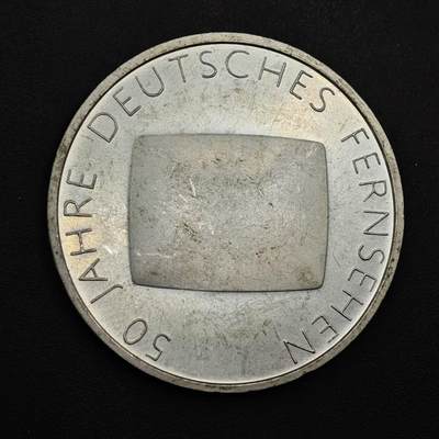 【淘币小摊】实时拍第九百零二拍   银币场    每周一统一发货 德国2002年德国电视50周年10欧元银币18克925银