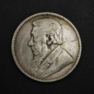 【淘币小摊】实时拍第九百零二拍   银币场    每周一统一发货 南非德兰士瓦1896年1先令银币