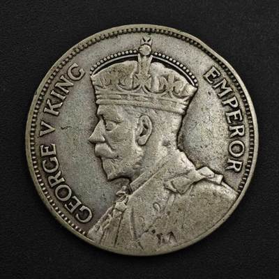 【淘币小摊】实时拍第九百零二拍   银币场    每周一统一发货 新西兰1935年乔治五世弗洛林银币