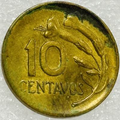 文馨钱币收藏第 302 场，国外回流老铜币，中东阿拉伯地区，拉美等国货币，30 号 1 号二连拍，长期接代拍业务，预计 4 月 4-5 号发货 1969 年秘鲁10 分铜币