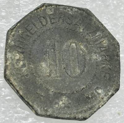 文馨钱币收藏第 302 场，国外回流老铜币，中东阿拉伯地区，拉美等国货币，30 号 1 号二连拍，长期接代拍业务，预计 4 月 4-5 号发货 德紧急货币 10 芬尼