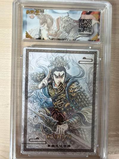 第114期阳大大卡牌拍卖第114期（持续收拍品，周五晚上九点截拍，进群福利早知道） 【亲签】墨婉文化 多吉 杨戬 亲签限编004/020