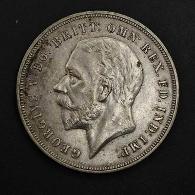 【淘币小摊】实时拍第九百零二拍   银币场    每周一统一发货 英国1935年乔治五世木马剑克朗银币