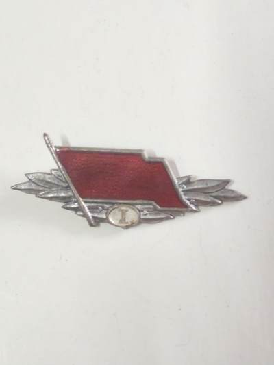 韵星假日军品类拍卖第56期  -- Rimey Holidays Militaria Auction 56 民主德国银级一等工战队技能证章