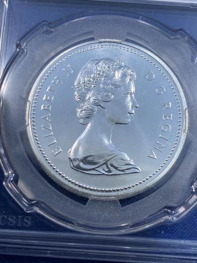 《竞宝斋》第484场 周日，周一，周二 3场连拍 （全场包邮）20级店铺 欢迎送拍 CSIS MS68 加拿大1976年议会图书馆百年纪念银币