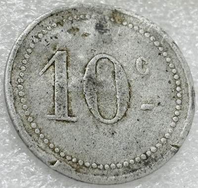 文馨钱币收藏第 302 场，国外回流老铜币，中东阿拉伯地区，拉美等国货币，30 号 1 号二连拍，长期接代拍业务，预计 4 月 4-5 号发货 1921 年法国鲁昂贝尔奈 10 分紧急货币