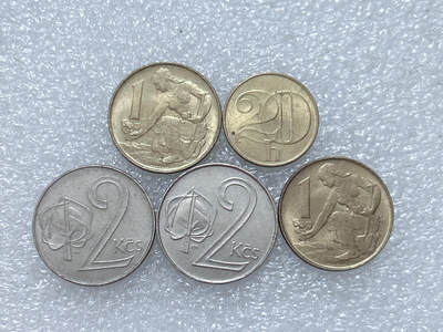 第一海外回流一元起拍收藏 散集专场  第313期 捷克斯洛伐克联邦1991/92年 解体前末版 四框版