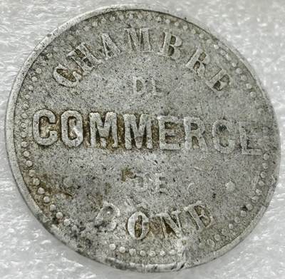 文馨钱币收藏第 302 场，国外回流老铜币，中东阿拉伯地区，拉美等国货币，30 号 1 号二连拍，长期接代拍业务，预计 4 月 4-5 号发货 1921 年法国鲁昂贝尔奈 10 分紧急货币