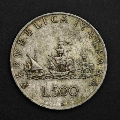【淘币小摊】实时拍第九百零二拍   银币场    每周一统一发货 意大利1960年帆船女神500里拉银币