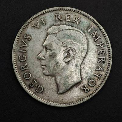 【淘币小摊】实时拍第九百零二拍   银币场    每周一统一发货 南非1941年乔治六世2.5先令银币