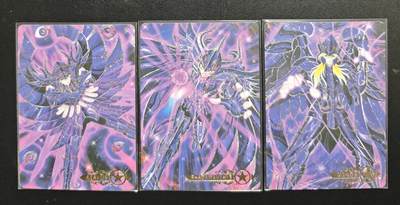 天玑星卡拍第191期《4.27周一截拍》持续收拍收评中 满赠卡需备注 - 京珞卡牌 圣斗士星矢 冥界三巨头 纱布闪 三张 自制卡