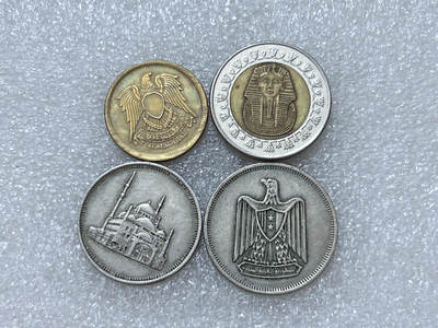 第一海外回流一元起拍收藏 散集专场  第313期 埃及硬币 4枚
