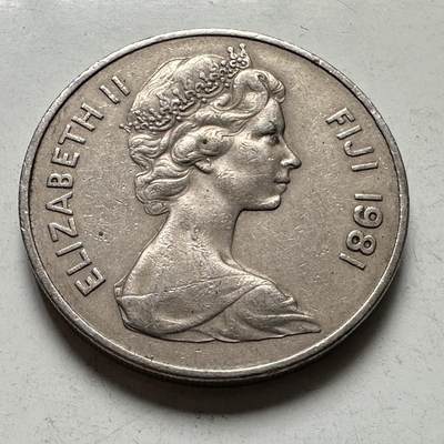 🌹外币初藏🌹🐯2026年第48场   每周二四六晚8️⃣点  大洋洲硬币专场 斐济1981年 20分