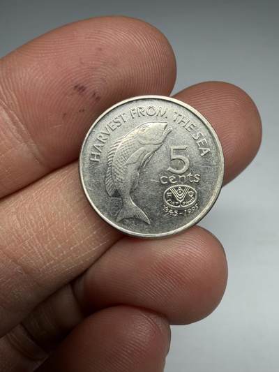 2026年集古藏今外币拍卖第四期-第5场—（总第325拍），可以寄存60天，满160元包邮。 1995年斐济5分