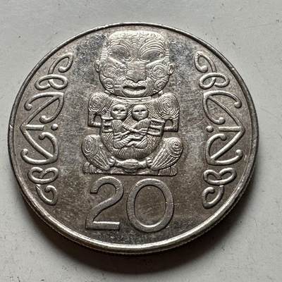 🌹外币初藏🌹🐯2026年第48场   每周二四六晚8️⃣点  大洋洲硬币专场 新西兰2002年 20分