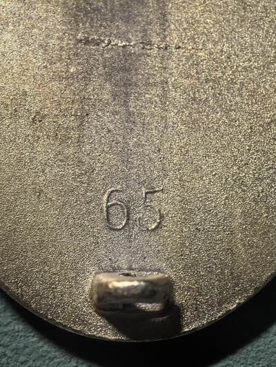 盛世勋华——号角文化勋章邮票专场拍卖第318期 德国（1939）银级战伤奖章 带65厂厂标（Klein & Quenzer A.G.）绝佳品相