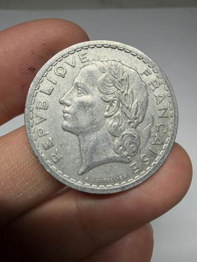 2026年集古藏今外币拍卖第四期-第5场—（总第325拍），可以寄存60天，满160元包邮。 - 1949年法国5法郎