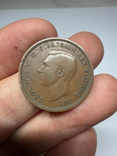 2026年集古藏今外币拍卖第四期-第5场—（总第325拍），可以寄存60天，满160元包邮。 1938年英国半便士