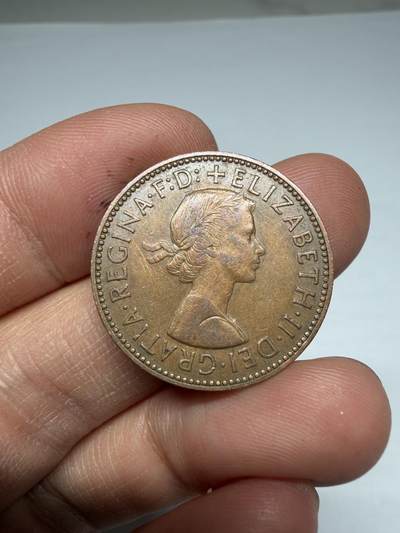 2026年集古藏今外币拍卖第四期-第5场—（总第325拍），可以寄存60天，满160元包邮。 1959年英国半便士