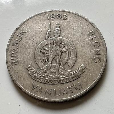 🌹外币初藏🌹🐯2026年第48场   每周二四六晚8️⃣点  大洋洲硬币专场 瓦努阿图 1983年 50瓦图 