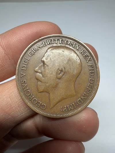 2026年集古藏今外币拍卖第四期-第5场—（总第325拍），可以寄存60天，满160元包邮。 1913年英国1便士