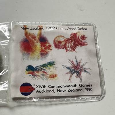 🌹外币初藏🌹🐯2026年第48场   每周二四六晚8️⃣点  大洋洲硬币专场 新西兰 1989年 英联邦运动会 1元游泳 克朗纪念币
