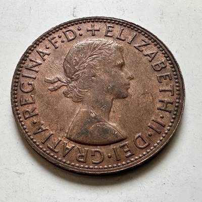 🌹外币初藏🌹🐯2026年第48场   每周二四六晚8️⃣点  大洋洲硬币专场 澳大利亚 1964年 一便士 