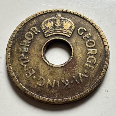 🌹外币初藏🌹🐯2026年第48场   每周二四六晚8️⃣点  大洋洲硬币专场 英属斐济 1942年 乔治六世 1便士黄铜币 a