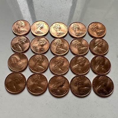 🌹外币初藏🌹🐯2026年第48场   每周二四六晚8️⃣点  大洋洲硬币专场 新西兰1981年一分 全新20枚