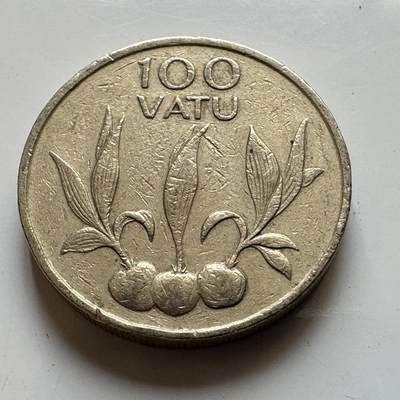 🌹外币初藏🌹🐯2026年第48场   每周二四六晚8️⃣点  大洋洲硬币专场 瓦努阿图 1988年 100瓦图 