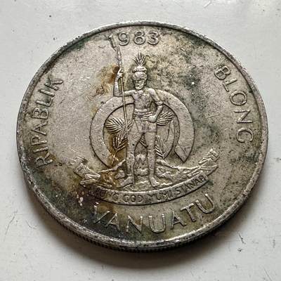 🌹外币初藏🌹🐯2026年第48场   每周二四六晚8️⃣点  大洋洲硬币专场 瓦努阿图 1983年 20瓦图 c