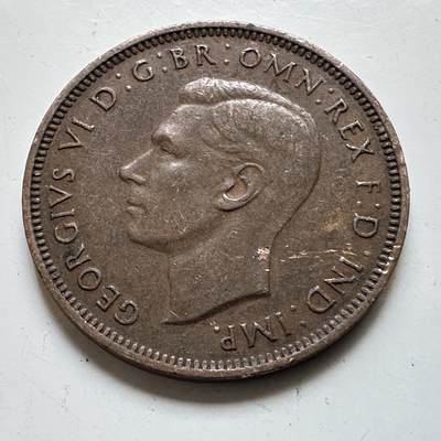 🌹外币初藏🌹🐯2026年第48场   每周二四六晚8️⃣点  大洋洲硬币专场 澳大利亚 1939年 乔治六世 半便士 袋鼠首版 发行量小