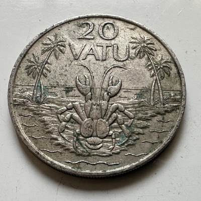 🌹外币初藏🌹🐯2026年第48场   每周二四六晚8️⃣点  大洋洲硬币专场 瓦努阿图 1983年 20瓦图 c