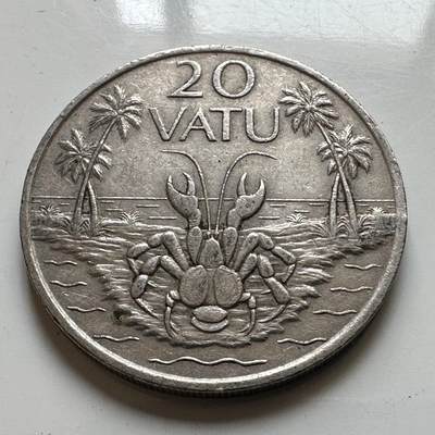 🌹外币初藏🌹🐯2026年第48场   每周二四六晚8️⃣点  大洋洲硬币专场 瓦努阿图 1983年 20瓦图 a