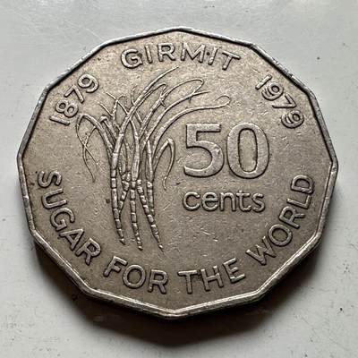 🌹外币初藏🌹🐯2026年第48场   每周二四六晚8️⃣点  大洋洲硬币专场 斐济1979年 50分 F A O纪念币