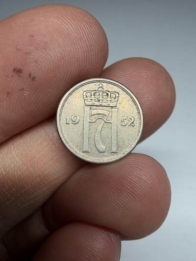 2026年集古藏今外币拍卖第四期-第5场—（总第325拍），可以寄存60天，满160元包邮。 1952年挪威10欧尔