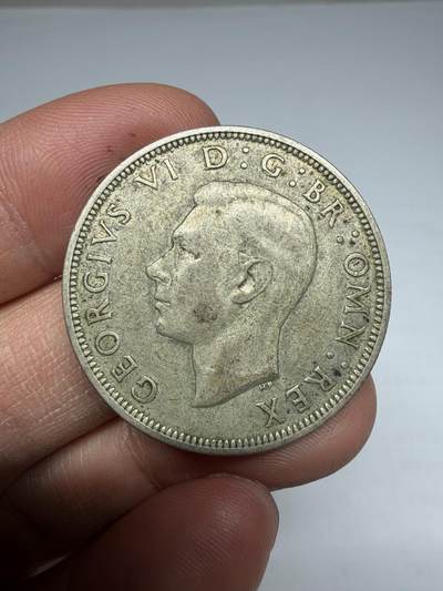 2026年集古藏今外币拍卖第四期-第5场—（总第325拍），可以寄存60天，满160元包邮。 1945年英国半克朗银币