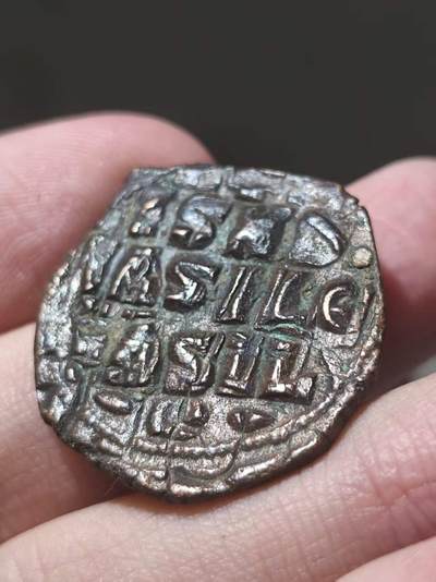 星盘世界钱币 5.2年度精品币大拍 一周年抽奖活动 拜占庭帝国 君士坦丁九世时期 D匿名富利 打制清晰较为难得约公元1050-1060年打制，正面为先知坐像