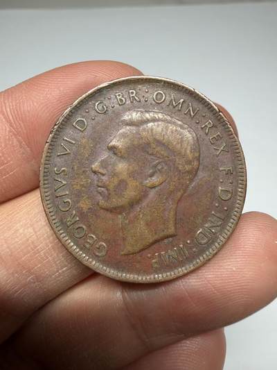 2026年集古藏今外币拍卖第四期-第5场—（总第325拍），可以寄存60天，满160元包邮。 1944年澳大利亚1便士