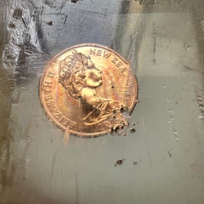 🌹外币初藏🌹🐯2026年第48场   每周二四六晚8️⃣点  大洋洲硬币专场 新西兰  2分 铜币 水晶镇纸