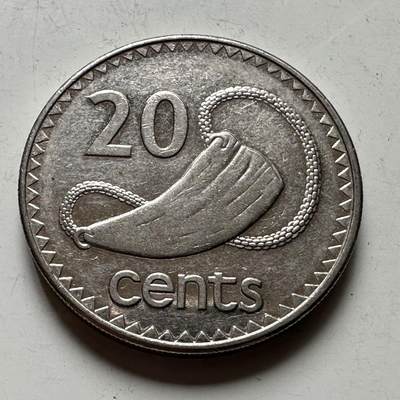 🌹外币初藏🌹🐯2026年第48场   每周二四六晚8️⃣点  大洋洲硬币专场 斐济1998年 20分