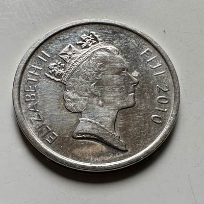 🌹外币初藏🌹🐯2026年第48场   每周二四六晚8️⃣点  大洋洲硬币专场 斐济2010年 5分