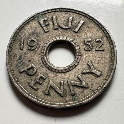 🌹外币初藏🌹🐯2026年第48场   每周二四六晚8️⃣点  大洋洲硬币专场 英属斐济 1952年 乔治六世 1便士