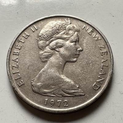 🌹外币初藏🌹🐯2026年第48场   每周二四六晚8️⃣点  大洋洲硬币专场 新西兰1972年 20分