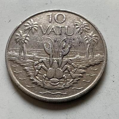 🌹外币初藏🌹🐯2026年第48场   每周二四六晚8️⃣点  大洋洲硬币专场 瓦努阿图 1990年 10瓦图 a