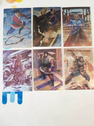 第114期阳大大卡牌拍卖第114期（持续收拍品，周五晚上九点截拍，进群福利早知道） 【大圣卡通】大圣卡通 金庸群侠传 粗闪42张➕中奖卡