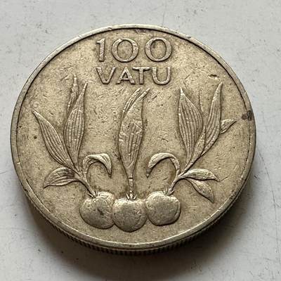 🌹外币初藏🌹🐯2026年第48场   每周二四六晚8️⃣点  大洋洲硬币专场 瓦努阿图 2008年 100瓦图 