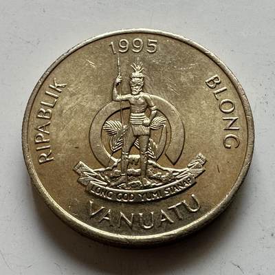 🌹外币初藏🌹🐯2026年第48场   每周二四六晚8️⃣点  大洋洲硬币专场 瓦努阿图 1995年 100瓦图 b